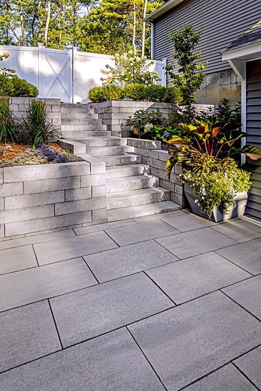 Patio paver slabs Blu Grande Smooth dalle de patio A00424 05 004