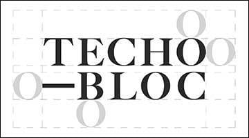 Correct logo margins with clear space around the Techo-Bloc wordmark