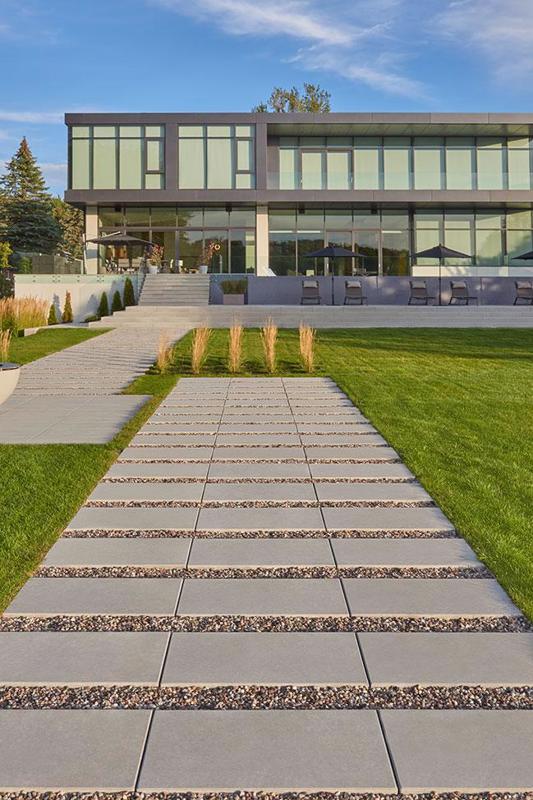 Patio paver slabs Blu Grande Smooth dalle de patio F V2 2020 C A070 D S C9474