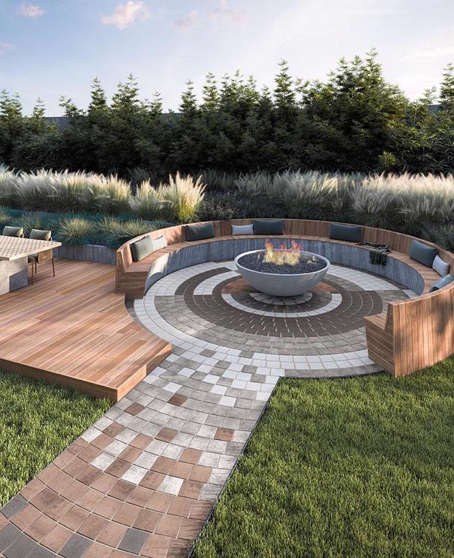 Pavers Industria Smooth Paver pavés Techo Bloc Series2019 022 Industria firepit