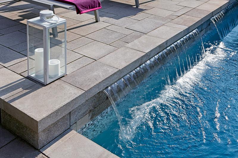 modern wall caps and pool coping Prima Polished couronnement et contour de piscine moderne 00988 0413 