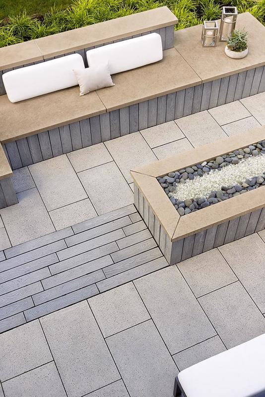 Commercial patio paver slabs Blu 60 Polished dalle de patio 2019 U S046 0938 I I