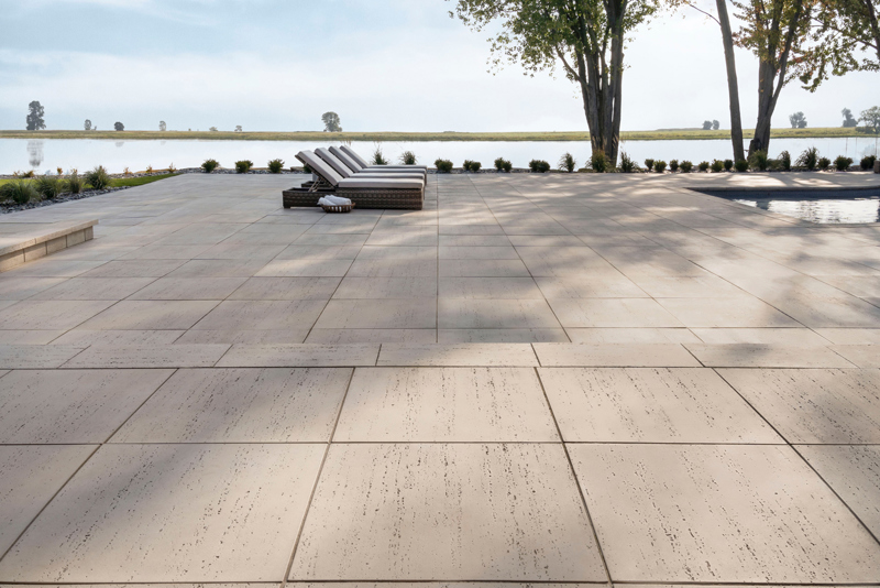 Commercial patio paver slabs Travertina Raw dalle de patio 2021 C A092 Berthierville R A P07369