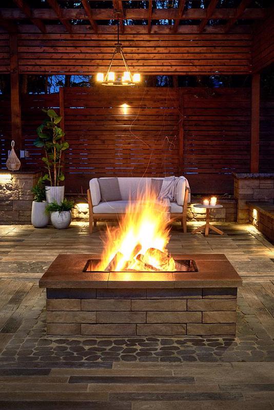 Outdoor firepit Brandon Fire Pit foyer extérieur 01070 0811