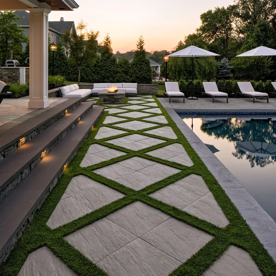 Patio slabs