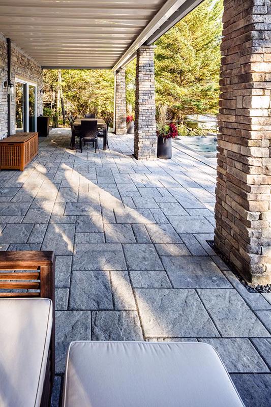 Patio paver slabs Blu 45 slate dalle de patio A00430 05 718