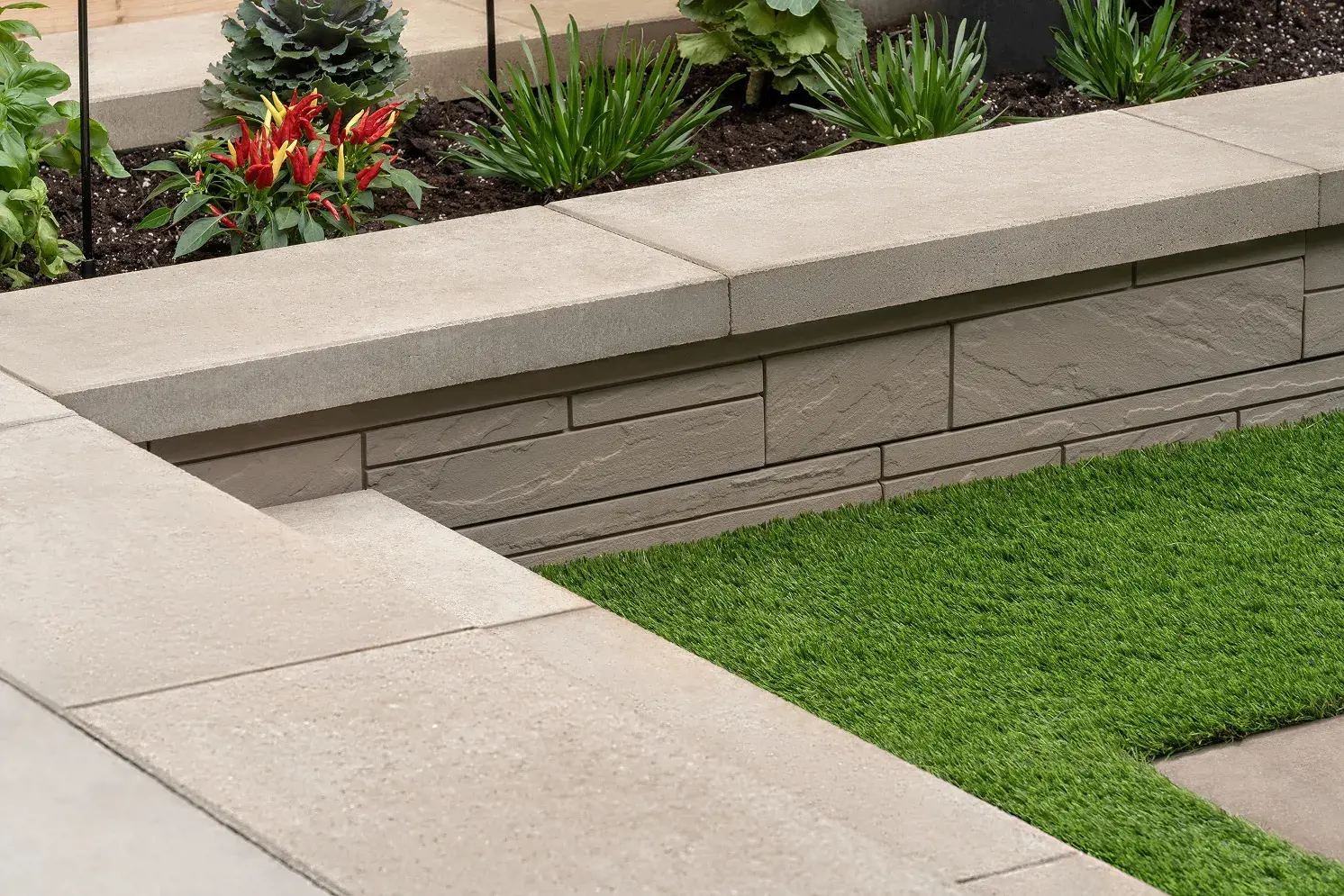 Couronnements de mur et contours de piscine Raffinato, couleur Beige Crème