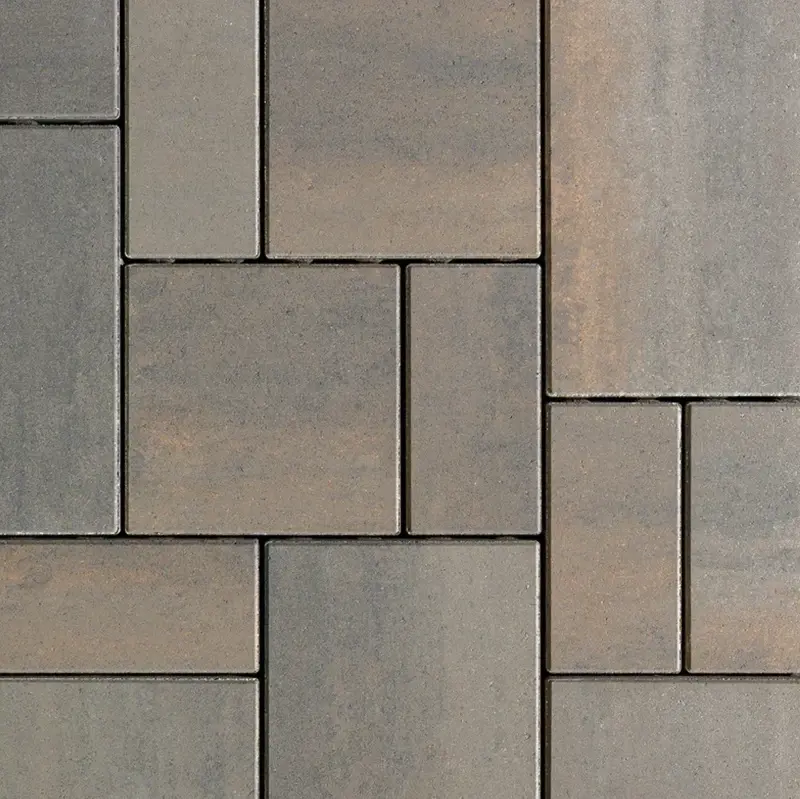 Techo-Bloc Blu 80 HD² Smooth paver in Champlain Grey featuring high-definition texture, rich color depth, and enhanced surface density.