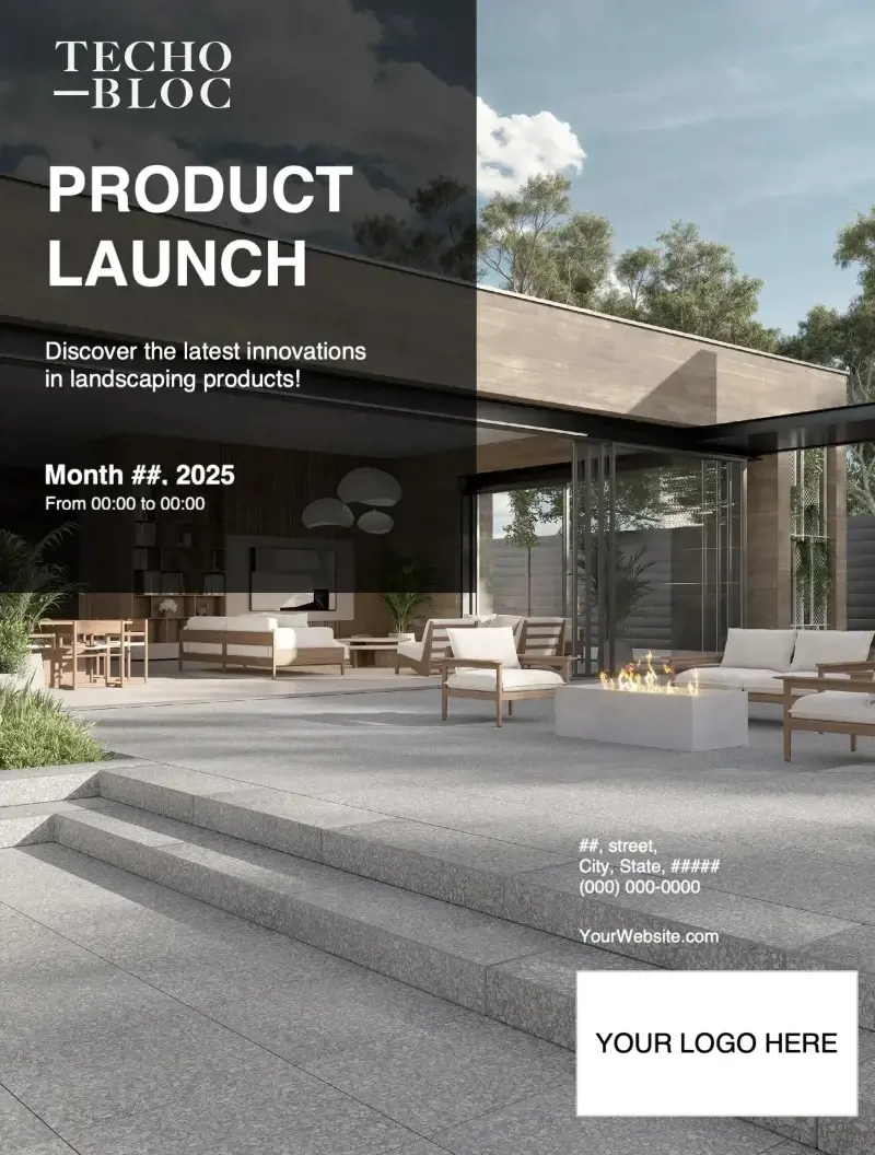 Download editable flyer: Product Launch.