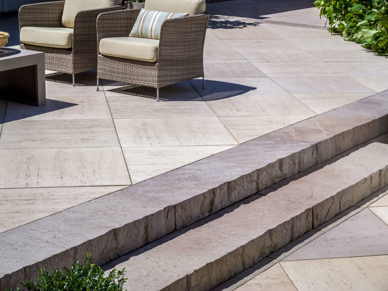 Commercial outdoor steps and stairs Rocka step marches exterieurs A00406 12 48379 H D R
