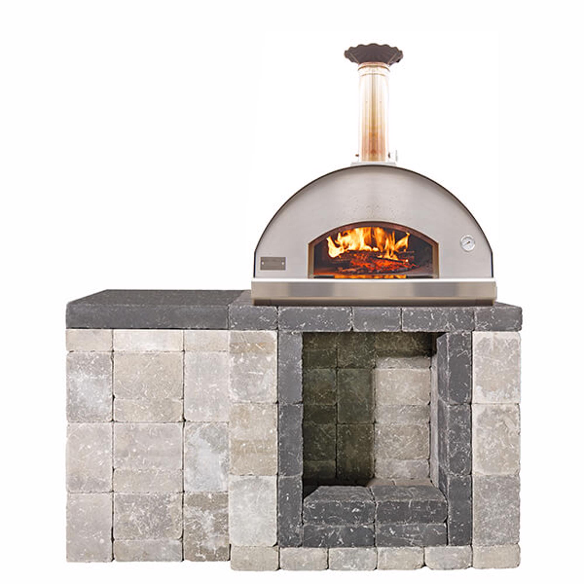 MANCHESTER RUSTIC PIZZA OVEN Base CHESTNUT BROWN | Techo-Bloc