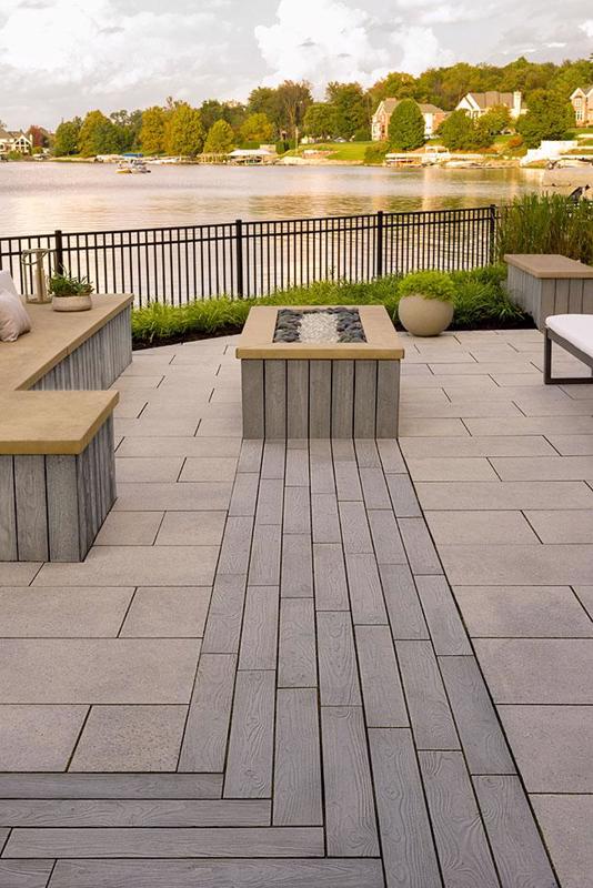 Patio paver slabs Borealis dalle de patio 2019 U S046 1025 F