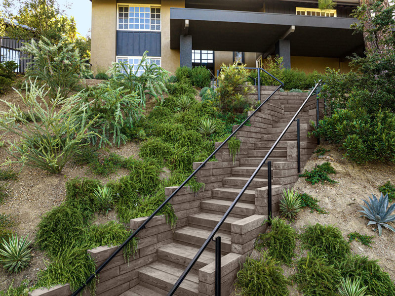 Commercial outdoor steps and stairs Borealis step marches exterieurs 2023 U S126 C A D J I 0296