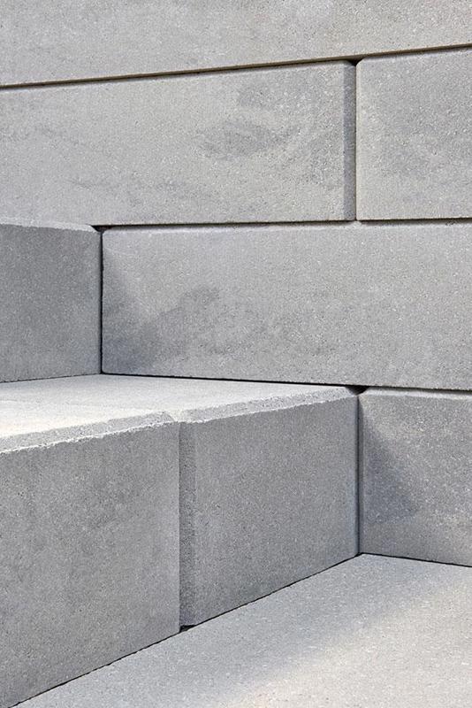 Composite material, Stairs, Grey, Concrete