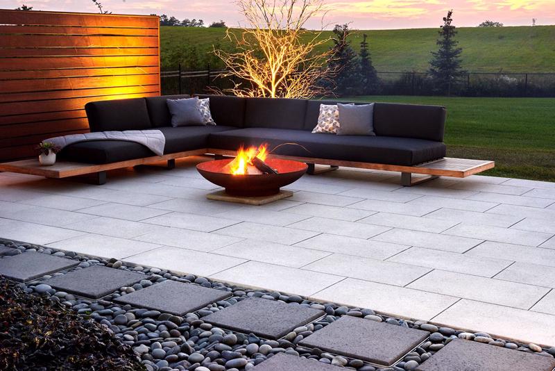 Patio paver slabs Industria Smooth Slabs dalle de patio 01078 2233