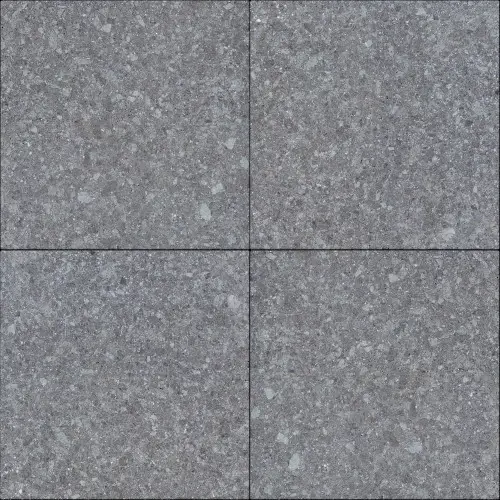 Échantillon de couleur terrazzo Techo-Bloc Noir Météore aux tons charbon foncé et mouchetures subtiles