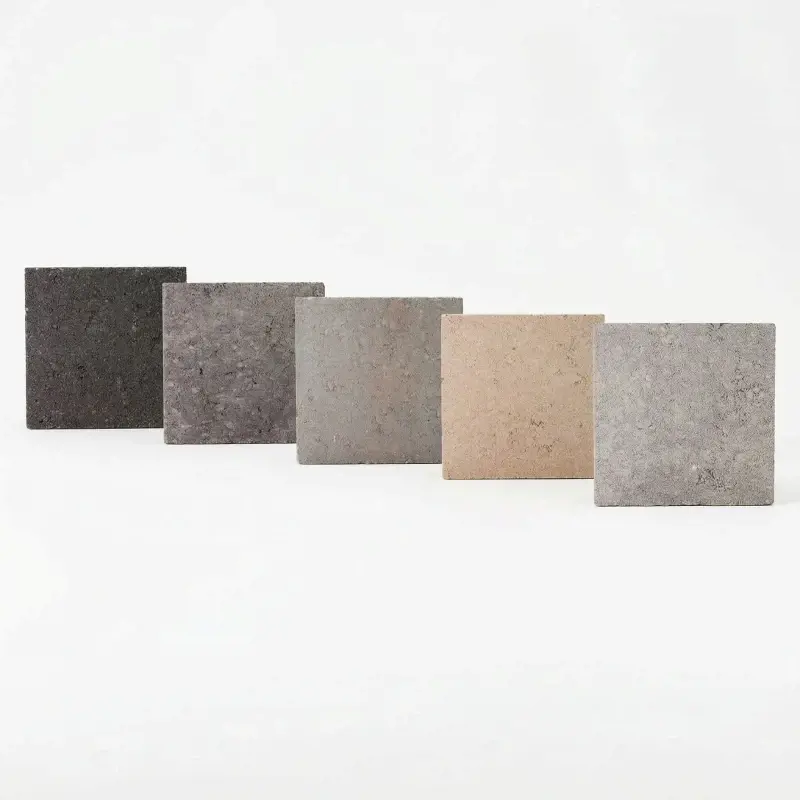 Smooth paver sample box with sleek contemporary finishes for patios