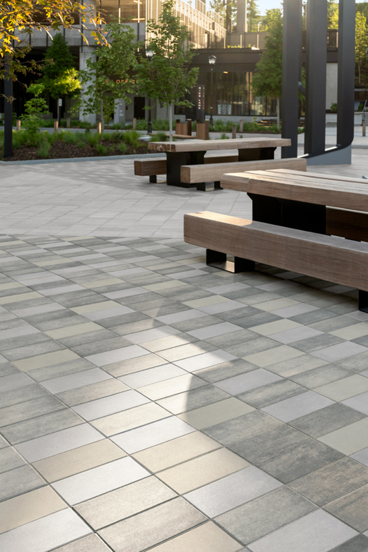 Commercial patio paver slabs Industria Smooth dalle de patio U S164 I I 02923 1