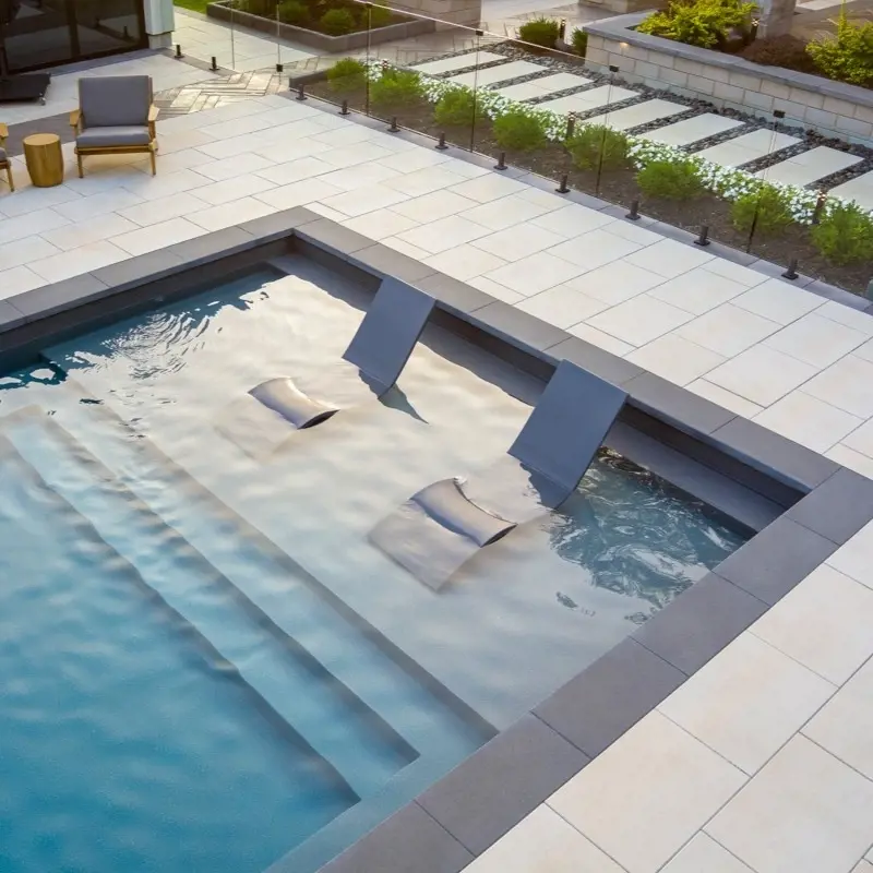 Pool coping and caps