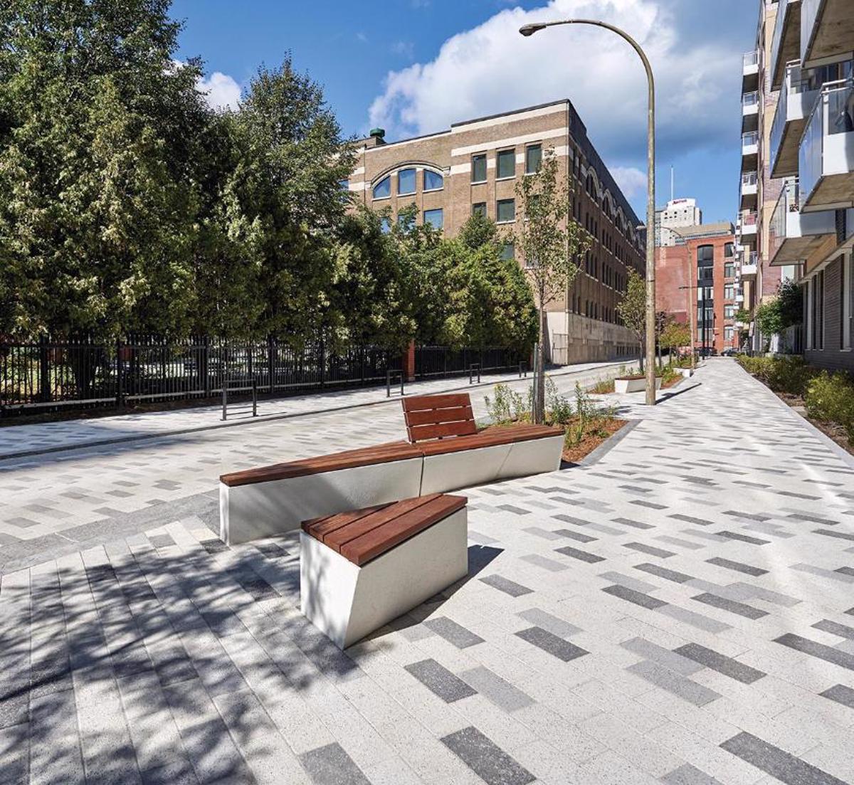 Techo bloc walkway commerical pavers grey black white homepage S P blog 2 E N F R