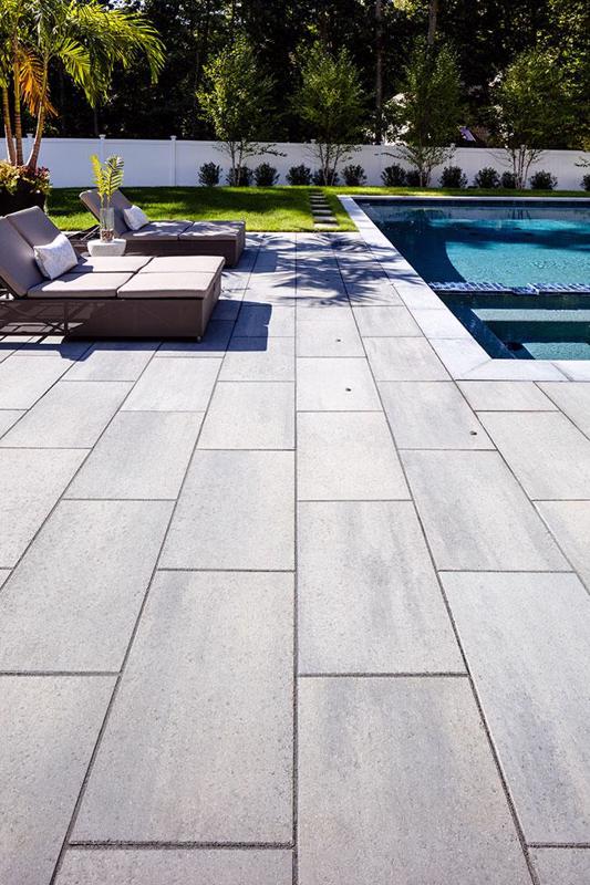 Patio paver slabs Blu Grande Smooth dalle de patio A00424 05 177