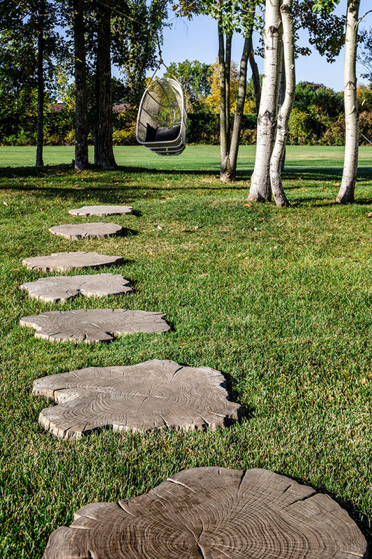 BOREALIS STEPPING STONE, SLAB, HAZELNUT BRANDY | Techo-Bloc