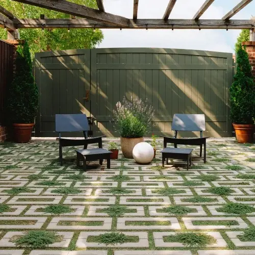 Permeable pavers and slabs