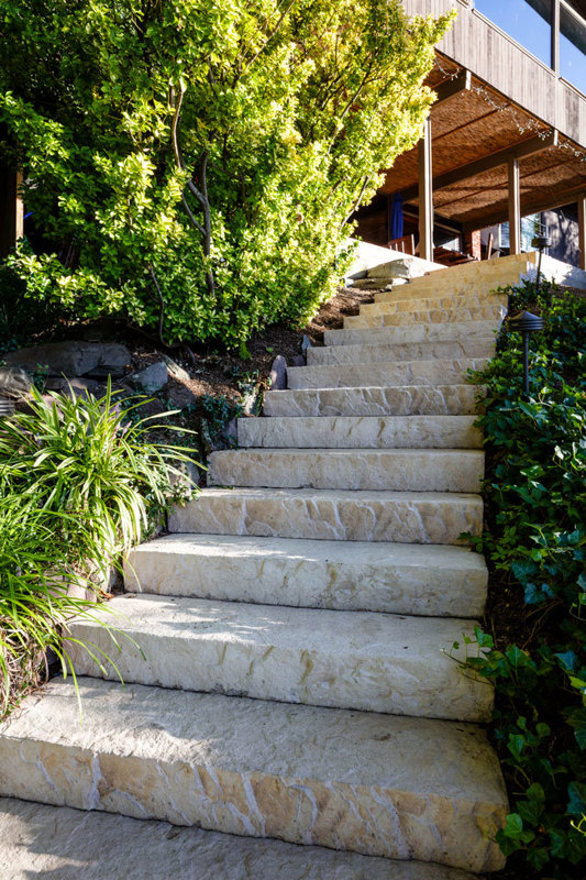 Commercial outdoor steps and stairs Rocka step marches exterieurs A00425 05 092