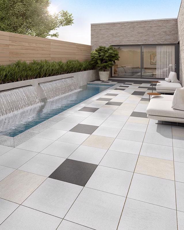 Patio paver slabs Para Smooth dalle de patio Primer Techo Bloc Series 2020 035 Para Bullnose