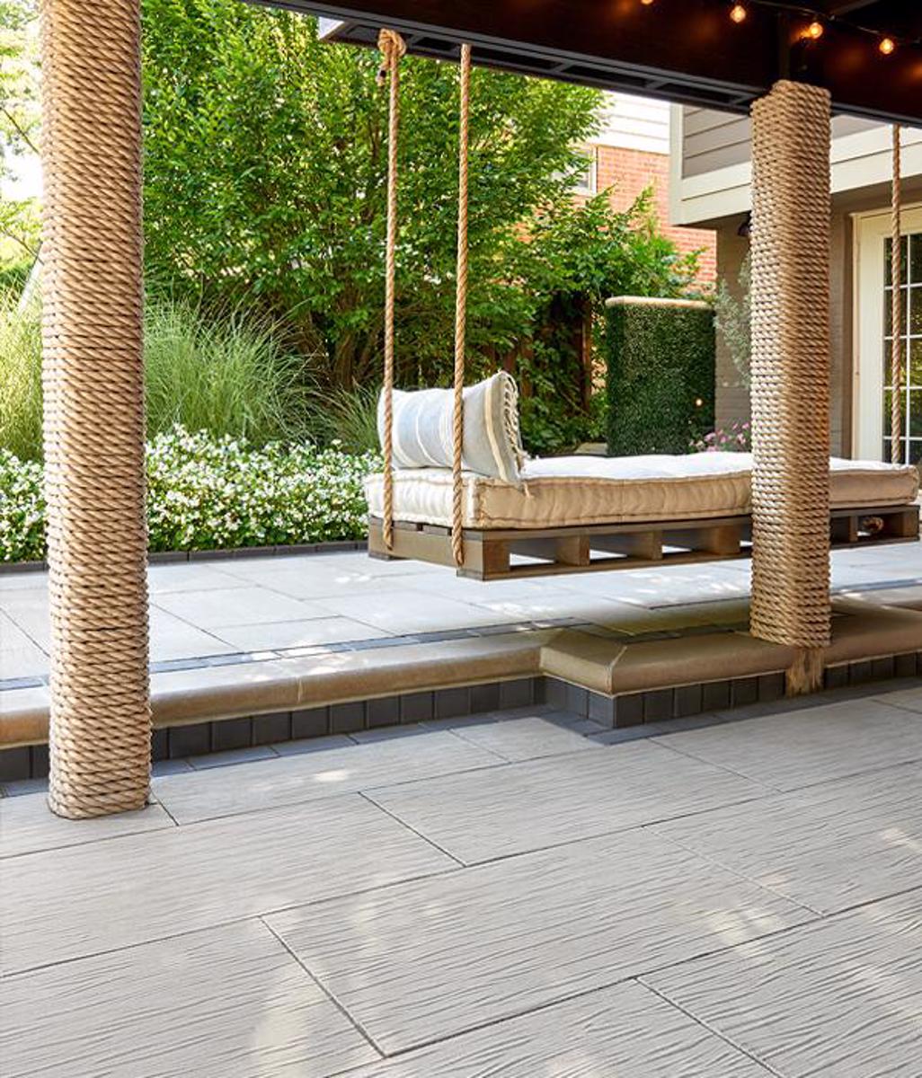 Techo bloc by style backyard patio exotic slabs ocean texture beige 2