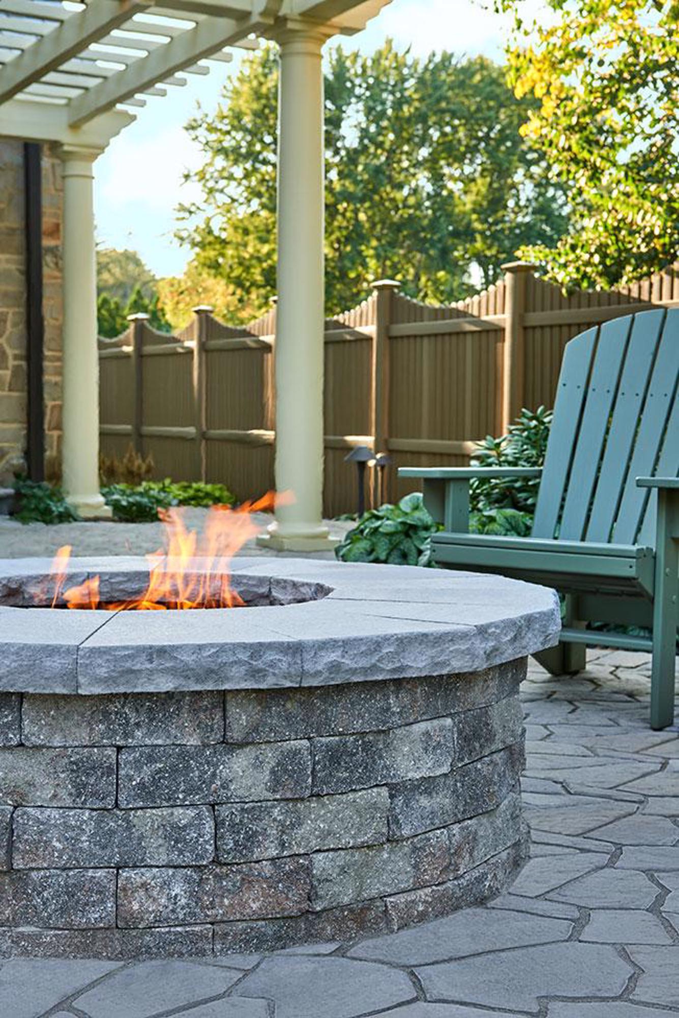 VALENCIA FIRE PIT SHALE GREY | Techo-Bloc