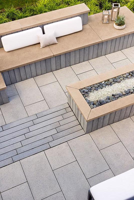 Patio paver slabs Borealis dalle de patio 2019 U S046 0938 F