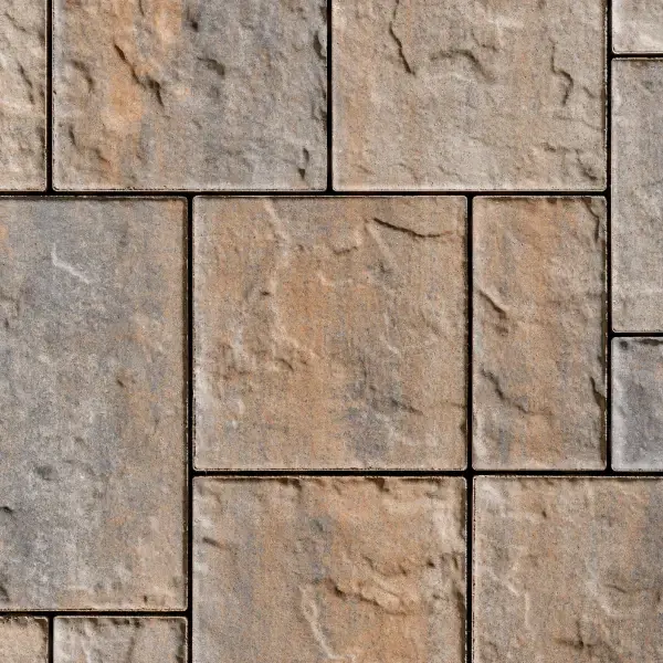 Techo-Bloc Blu 80 HD² Slate paver in Champlain Grey featuring high-definition texture, rich color depth, and enhanced surface density.