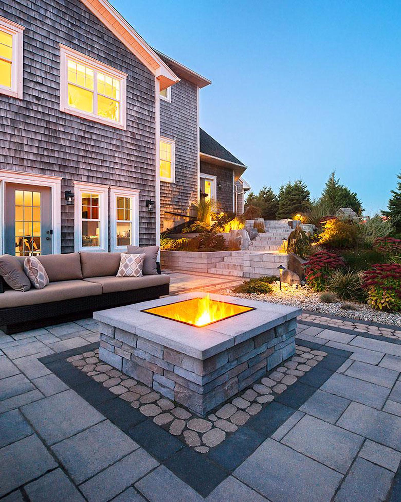 PRESCOTT FIREPIT [NO SLEEVE], RIVIERA | Techo-Bloc
