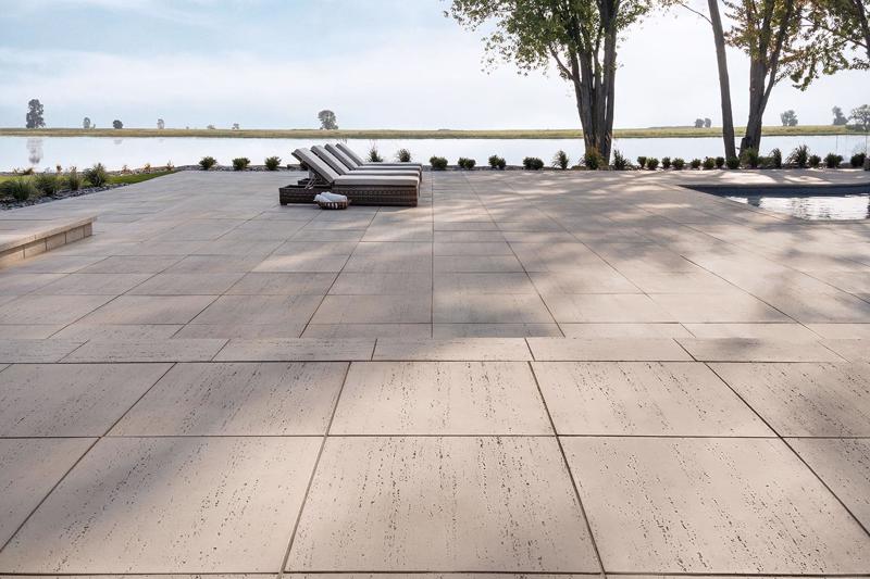 Patio paver slabs Travertina Raw dalle de patio 2021 C A092 Berthierville R A P07369