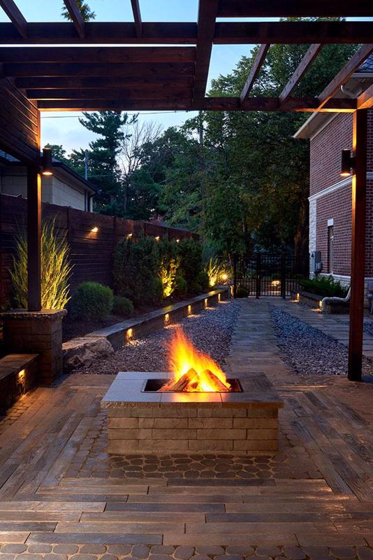 Outdoor firepit Brandon Fire Pit foyer extérieur 01070 0801