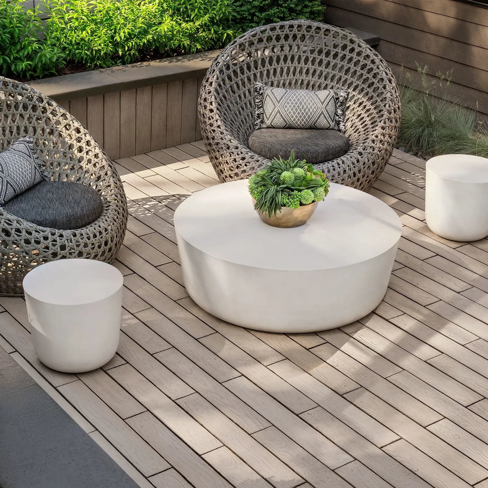 グランテラス BOREALIS HD² 30X10, KLEANBLOC, HAZELNUT BRANDY | Techo-Bloc