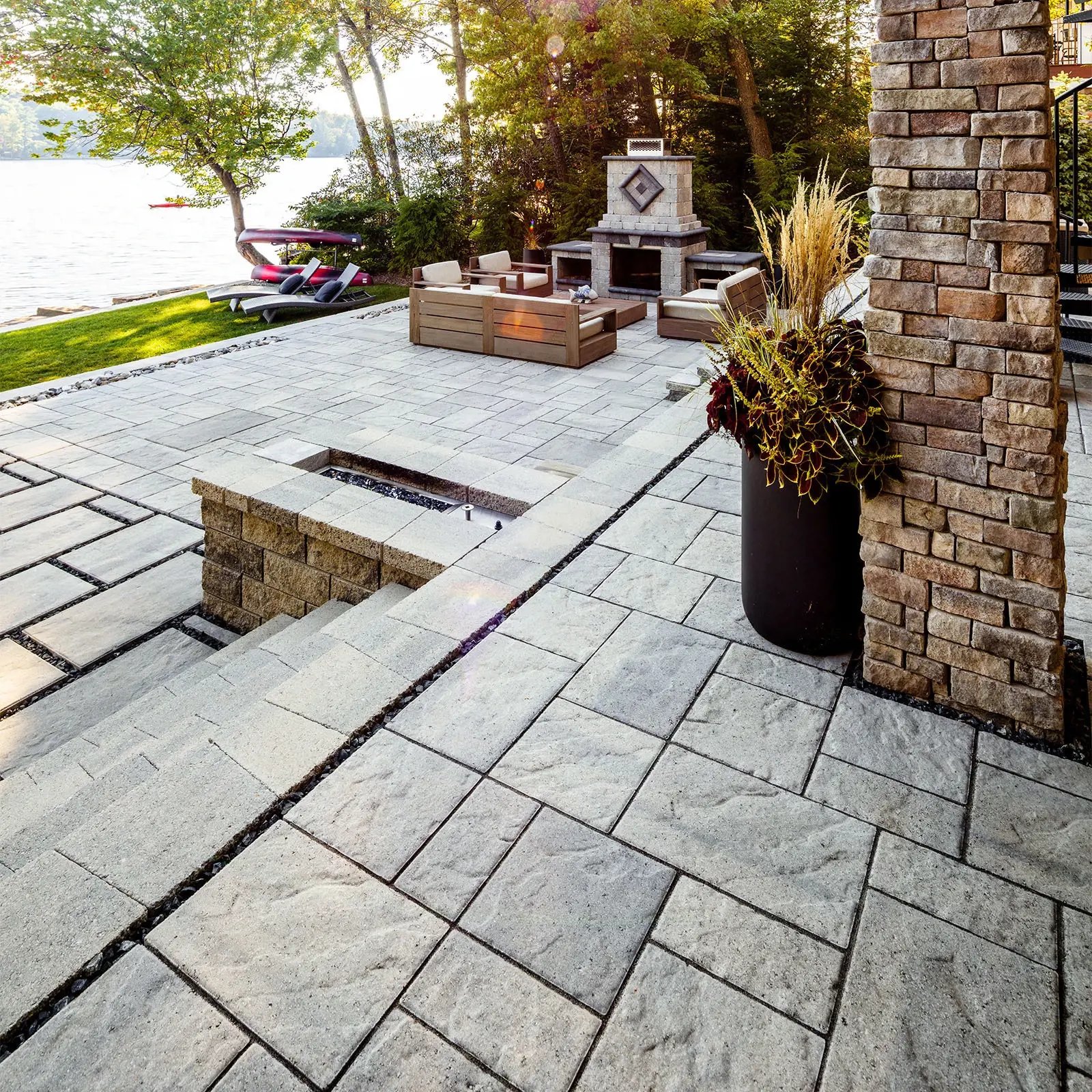 BLU 45MM CONCRETE OVERLAY SLATE SHALE GREY | Techo-Bloc