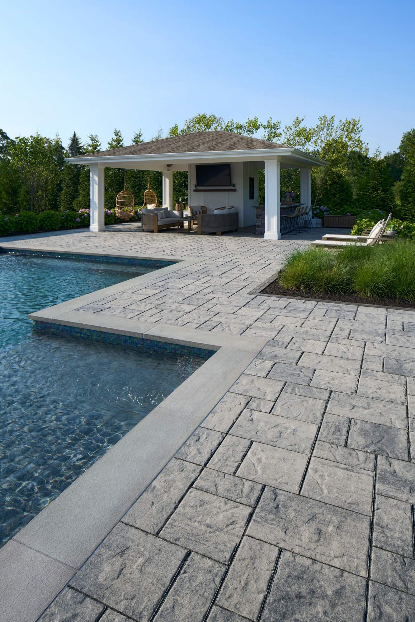 BLU 60MM SLAB SLATE SHALE GREY | Techo-Bloc