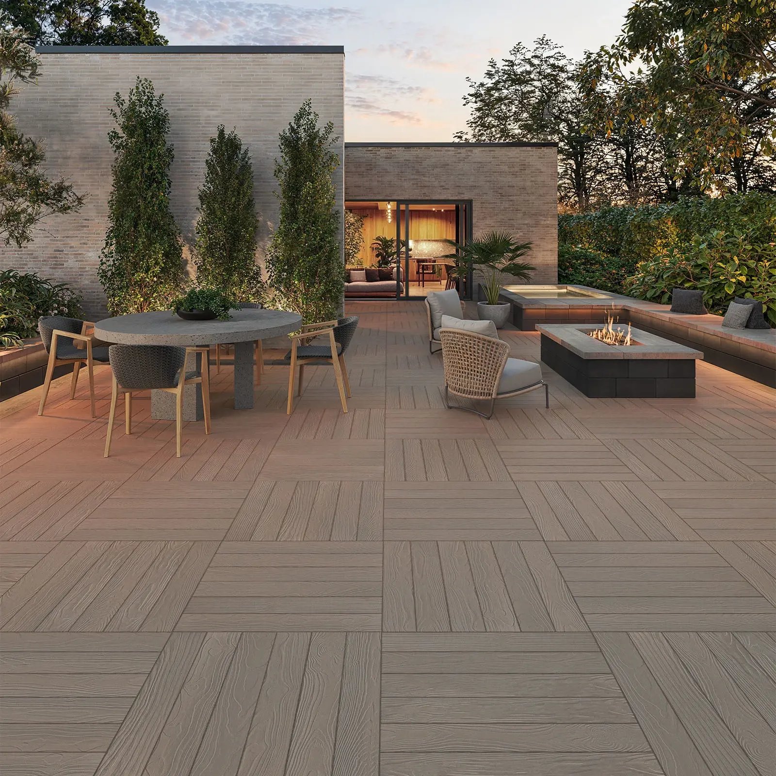 BOREALIS HD² 30X10, KLEANBLOC, HAZELNUT BRANDY | Techo-Bloc