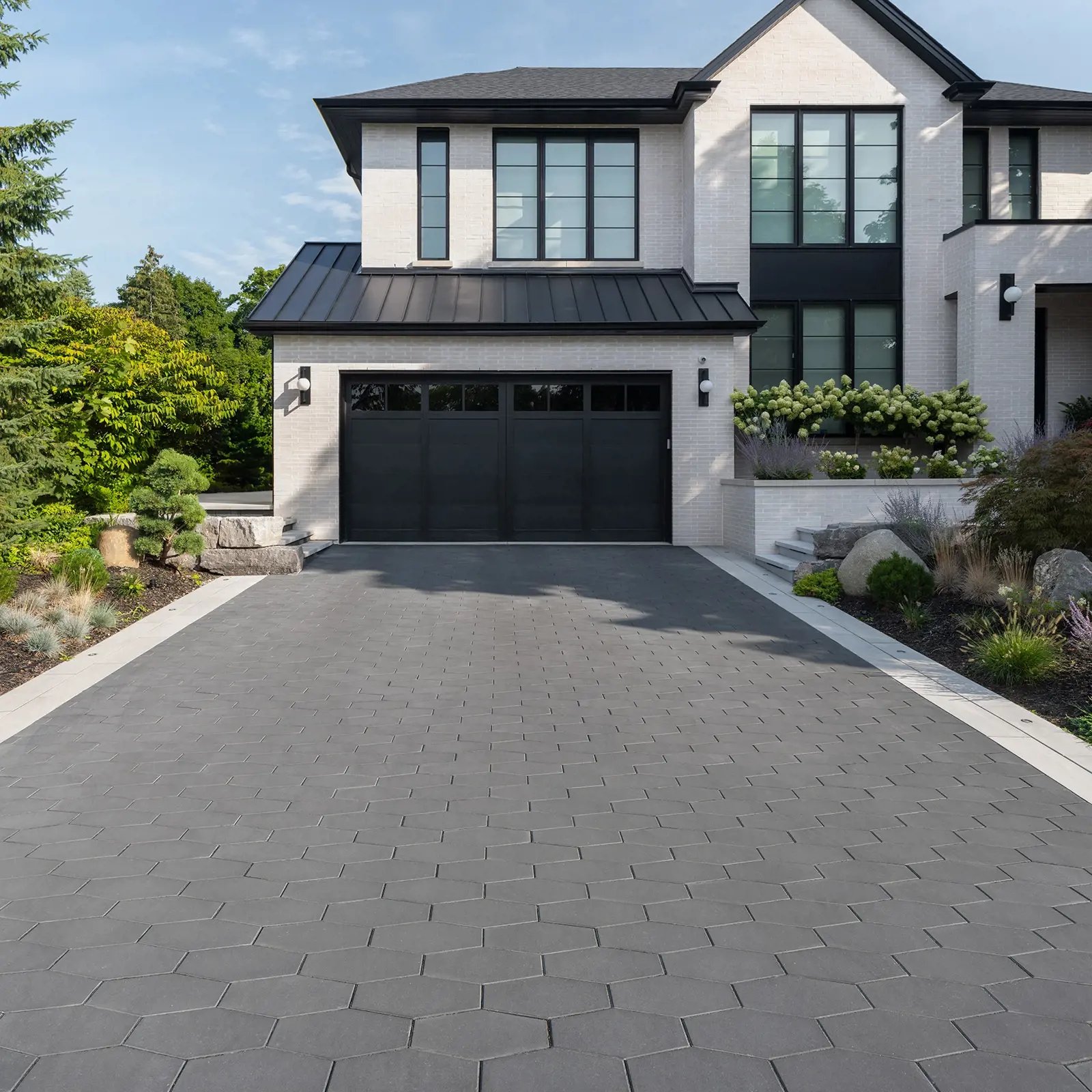 HEXA 100 PAVER SMOOTH HD² ONYX BLACK | Techo-Bloc