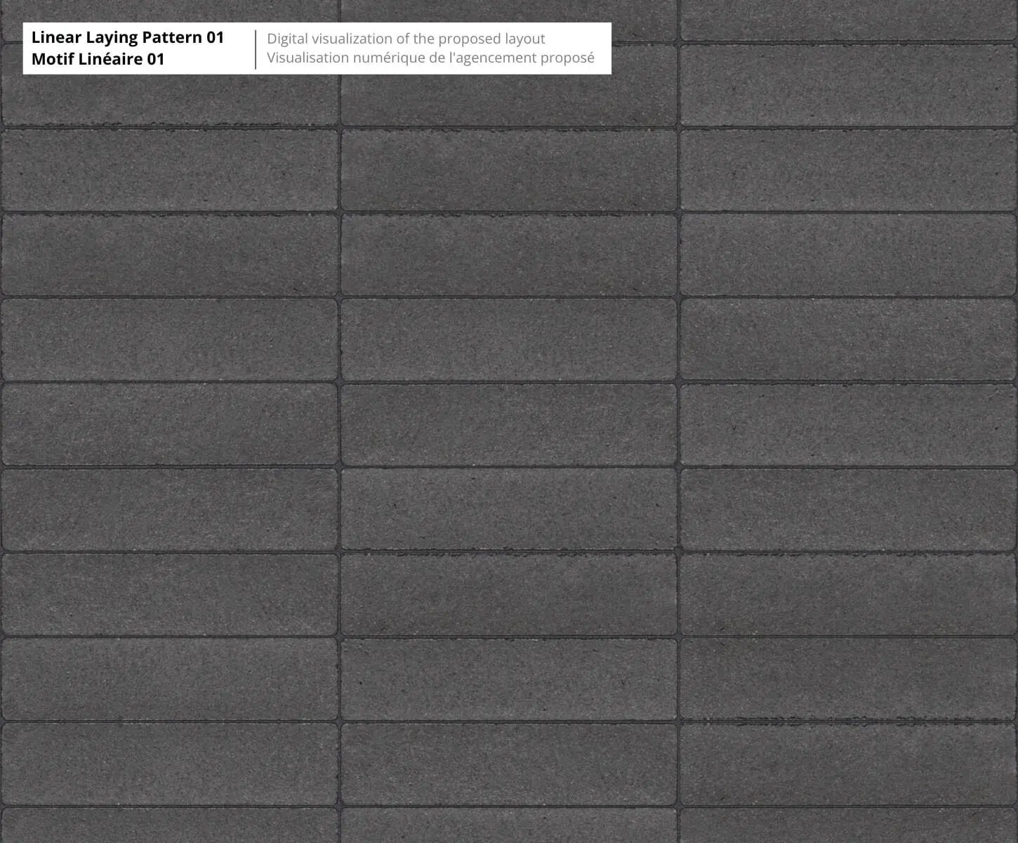 WESTMOUNT PAVER, SMOOTH HD², ONYX BLACK | Techo-Bloc
