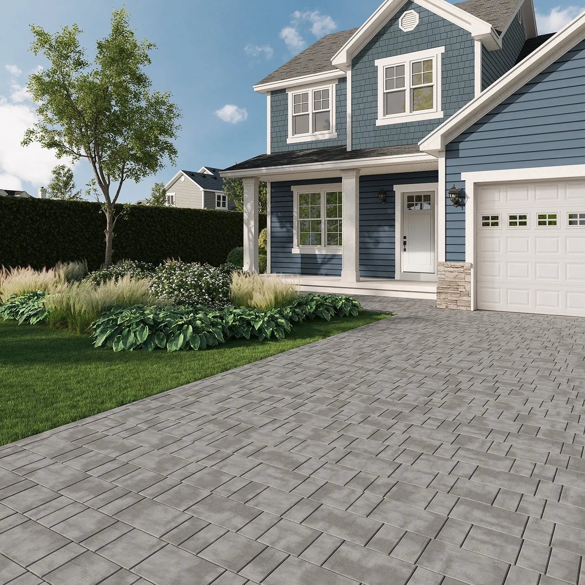 Paver Driveways project photo 4 — Stone Look Paving and Masonry, New Brunswick NJ