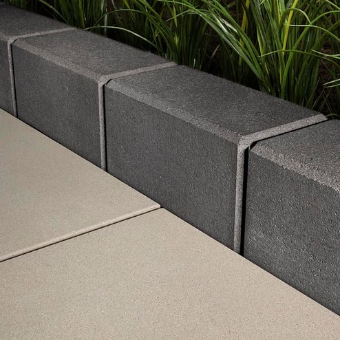 Techo-Bloc Raffinato Smooth Edges Onyx Black 8897