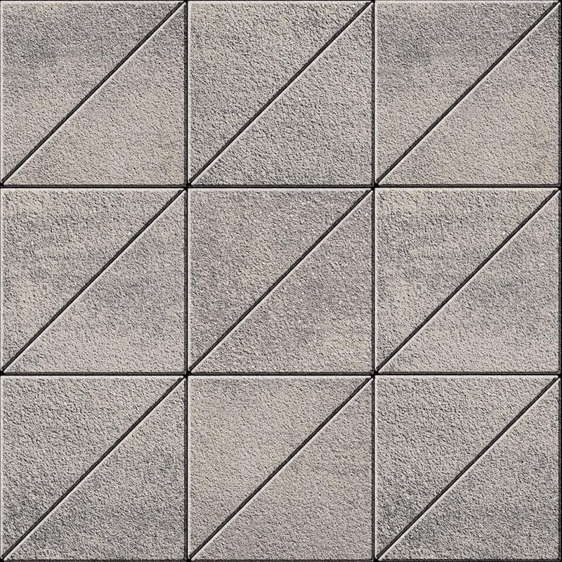 Techo-Bloc Industria Triangle Granitex Paver Shale Grey
