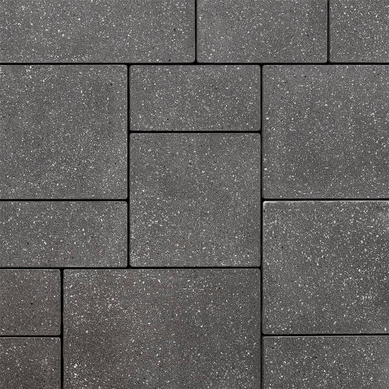 Techo-Bloc Blu 80 Polished paver Onyx Black