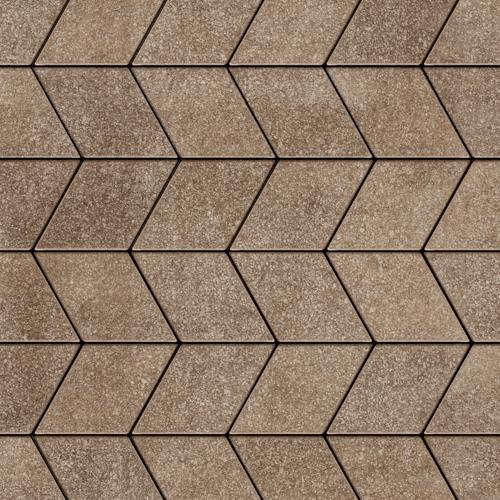 Techo-Bloc Diamond Granitex paver Chestnut Brown