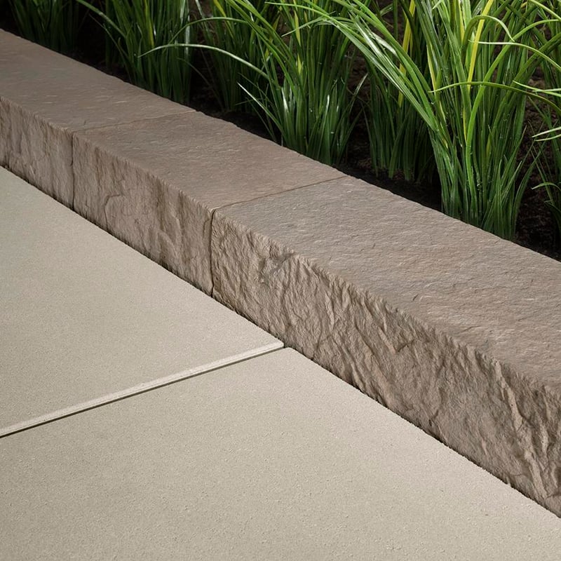 Techo-Bloc Rocka Edges Rock Garden Brown