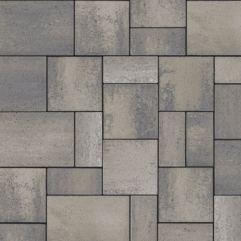 Techo-Bloc Eva Smooth paver Shale Grey R E V