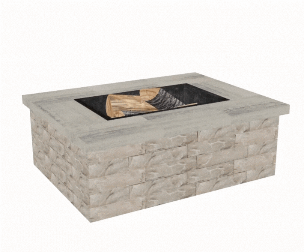 Techo-Bloc Brandon Firepit Rectangle